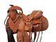 Gaited Western Horse Saddle Pleasure Trail Leather Used Tack Set 15 16 17 18