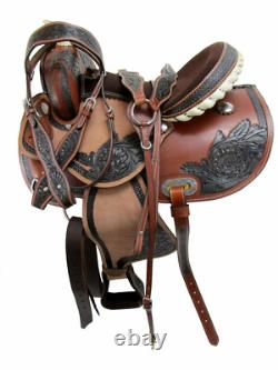 Gaited Western Saddle Horse Pleasure Trail Used Leather Tack Set 15 16 17 18