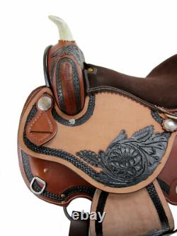 Gaited Western Saddle Horse Pleasure Trail Used Leather Tack Set 15 16 17 18