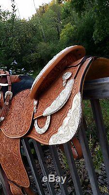 Gently Used Dale Chavez Western Saddle 16 Full Quarter Horse Bars