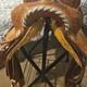 Genuine 2000 Billy Cook Half Breed Barrel Saddle #2010 Sulphur, Ok-15 Inch