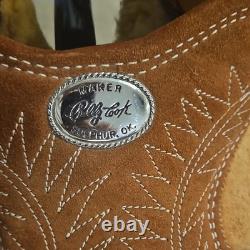 Genuine 2000 Billy Cook Half Breed Barrel Saddle #2010 Sulphur, OK-15 Inch