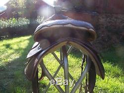 Good, Solid Triple C Roping Saddle Hand Made -16 Inch