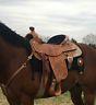 Gorgeous 16 Circle Y Western Show Saddle Loaded With Silver With Breastcollar