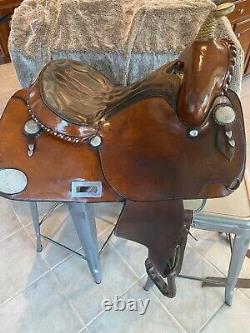 Gorgeous Vintage Harris Western Saddle