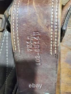 Gorgeous Western 17 Saddle Hereford Hand Tooled With Silver Tex Tan By Yoakum