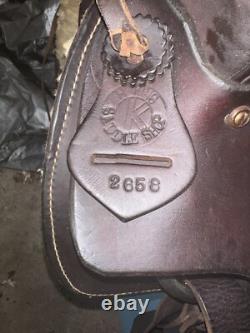 H King Saddle Western Saddle