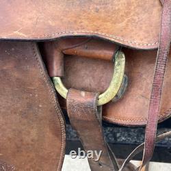 HEREFORD TEXT TAN Horse Saddle Western saddle leather Tan of Yoakum