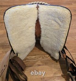 HI-Point Brown Leather Natural Hand Tooled Western Horse Saddle 14 Seat