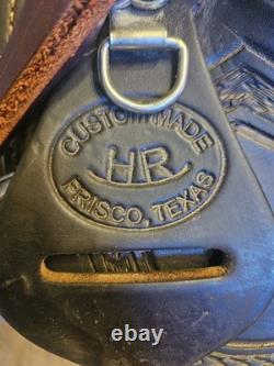 HR Chocolate Brown Trail/Pleasure Western Saddle 15.5