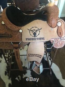 Hadlock & Fox Never Used Trophy Roping Saddle