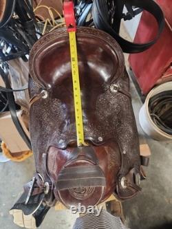 Handcrafted Wade Style Western Saddle By Frontier Equestrian Jasper, MO