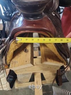 Handcrafted Wade Style Western Saddle By Frontier Equestrian Jasper, MO