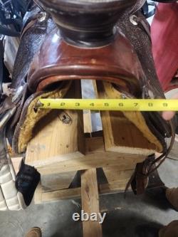 Handcrafted Wade Style Western Saddle By Frontier Equestrian Jasper, MO