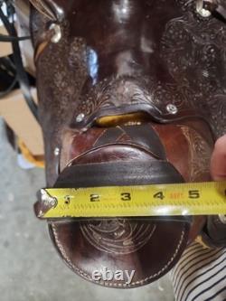 Handcrafted Wade Style Western Saddle By Frontier Equestrian Jasper, MO