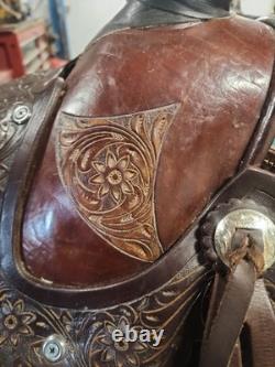 Handcrafted Wade Style Western Saddle By Frontier Equestrian Jasper, MO