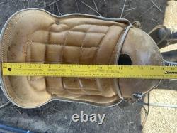 Handmade 13 Light Tan Leather Cavalry Western Saddle Excellent Condition