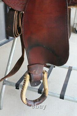 Handmade By Nl Walker Western Saddle, 15 Seat, (051322 Aee)