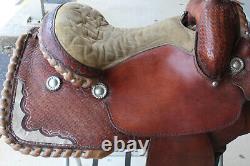 Handmade By Nl Walker Western Saddle, 15 Seat, (051322 Aee)