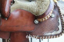 Handmade By Nl Walker Western Saddle, 15 Seat, (051322 Aee)