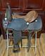 Handmade By Pac Western Saddle 16 Seat Tooled Leather Horse Cutting Penning Vg
