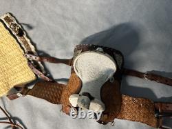 Handmade Cm 19 Trad Scale Western Saddle Set For Breyer Horse Models Signed