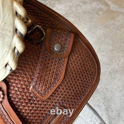 Handmade Leather Western Saddle Tough1 Silver Royal With Stand + WEAVER EXTRAS