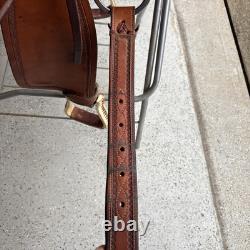 Handmade Leather Western Saddle Tough1 Silver Royal With Stand + WEAVER EXTRAS