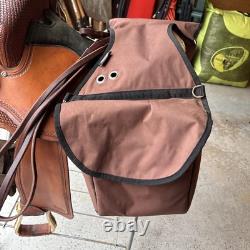 Handmade Leather Western Saddle Tough1 Silver Royal With Stand + WEAVER EXTRAS