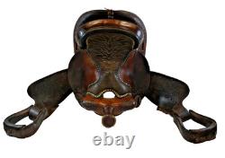 Handsome Hand-Tooled 15 CIRCLE Y Western Saddle Conditions READ