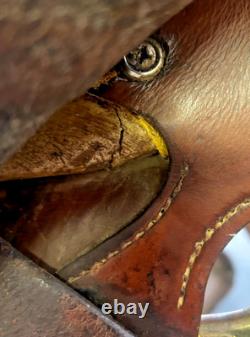 Handsome Hand-Tooled 15 CIRCLE Y Western Saddle Conditions READ