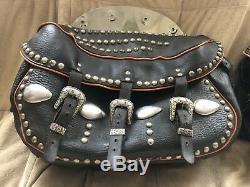 Harley Davidson 1948 Panhead Western Saddle Bags OEM Accessory King Bag FL EL U