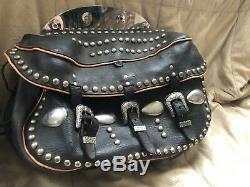 Harley Davidson 1948 Panhead Western Saddle Bags OEM Accessory King Bag FL EL U