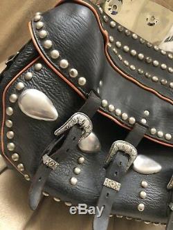 Harley Davidson 1948 Panhead Western Saddle Bags OEM Accessory King Bag FL EL U