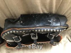 Harley Davidson 1948 Panhead Western Saddle Bags OEM Accessory King Bag FL EL U