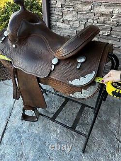 Harpers Saddlery Western Pleasure Show Saddle 15.5