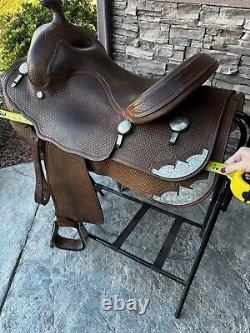 Harpers Saddlery Western Pleasure Show Saddle 15.5