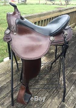 Henry Miller Double Creek Saddlery Old Timer Western Trail Saddle