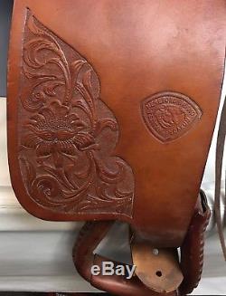Hereford Brand Tex Tan of Yoakum Western Show Saddle 16 with Bits, Bridles more