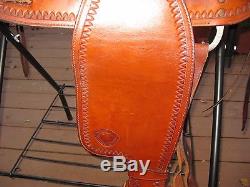 Hereford Tex Tan Trail and Pleasure Western Saddle 16 with rounded skirt