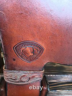 Hereford Tex Tan Western Pleasure Trail All Around Saddle 15.5