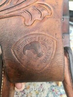 Hereford Tex Tan Western Saddle