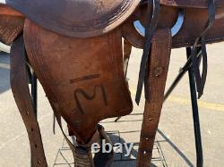 High Back Ranch Saddle 14.5 Seat- Unbranded