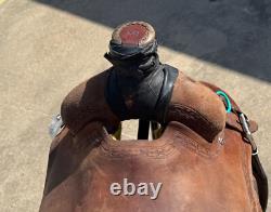 High Back Ranch Saddle 14.5 Seat- Unbranded