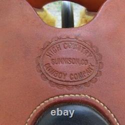 High Country Cowboy Company Will James western saddle BARELY USED with sterling