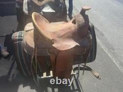 High back 16 in ranch Horse western Saddle