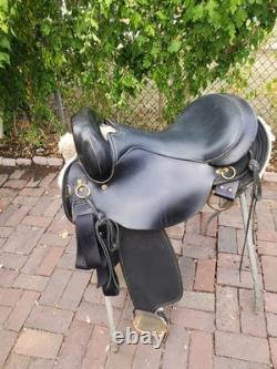 Highbank by Circle Y Endurance Trail Saddle, Western, 17 Regular Tree