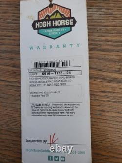 Highbank by Circle Y Endurance Trail Saddle, Western, 17 Regular Tree