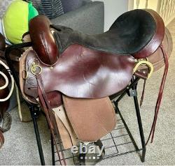 Highbank by Circle Y Endurance Trail Saddle, Western, 18 Wide Tree
