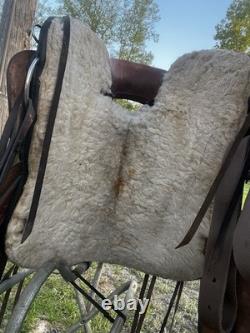Hilason Western Saddle 15 Brown And Black